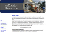 Desktop Screenshot of modularresource.com
